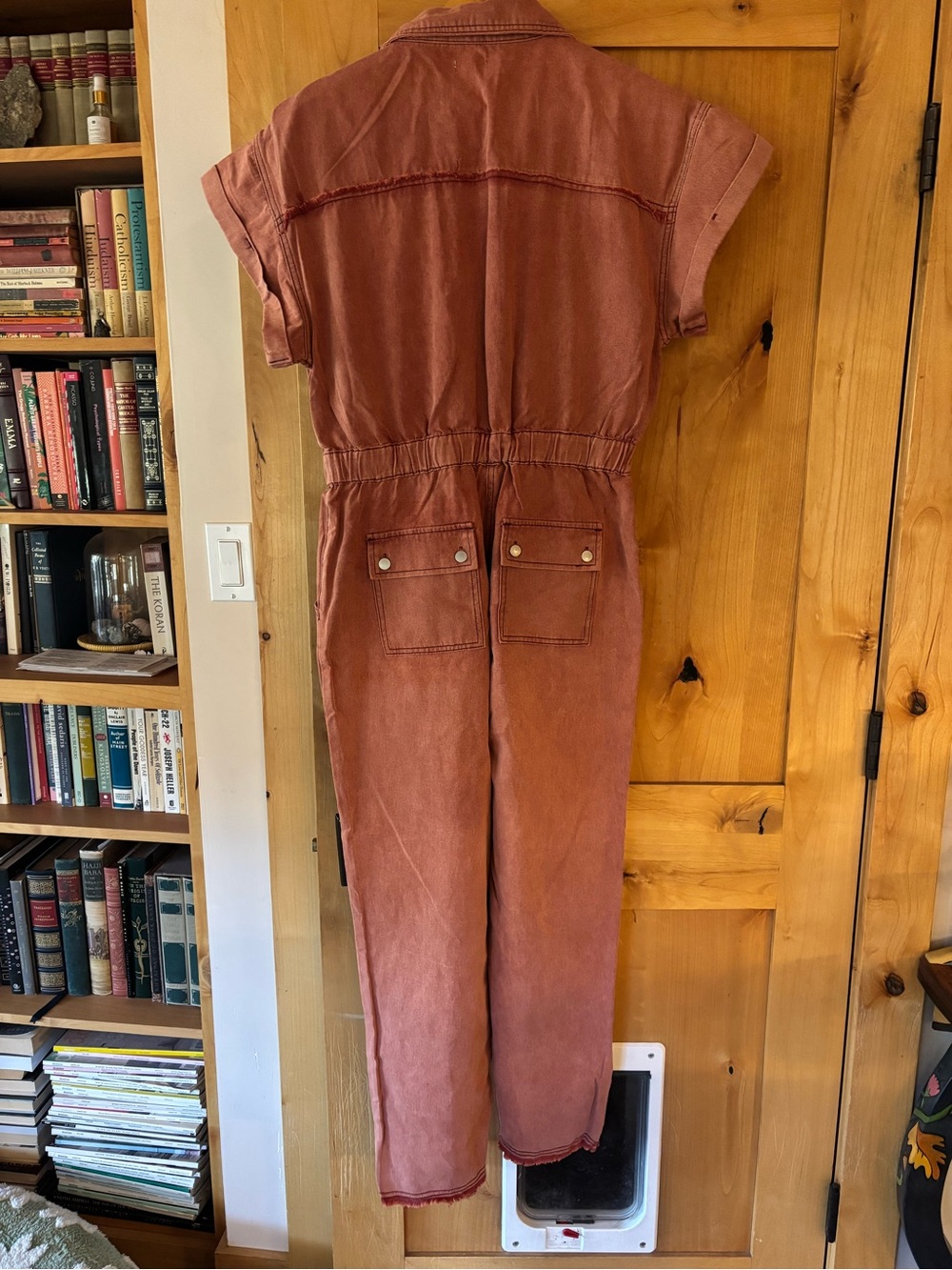 POL Washed Rose Button-Front Jacket - Picture 6 of 6